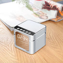 Bakeey Q5 Wireless bluetooth Speaker Digital Alarm Clock LED Display TF Card Handsfree Speaker