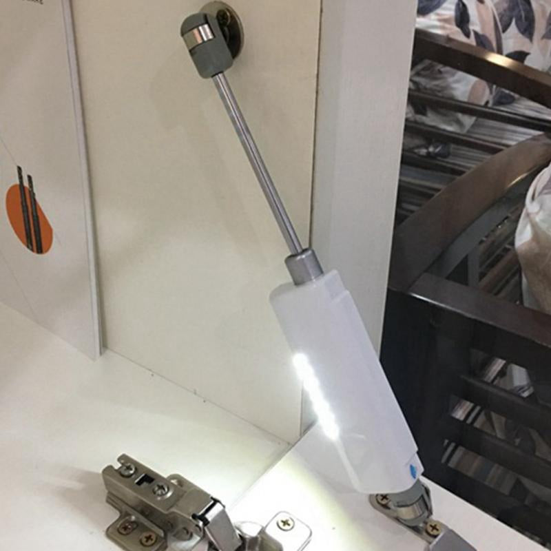 Battery PIR Motion Sensor Inner Hinge Cabinet Light 7 LED Night Lamp for Drawer Cupboard Wardrobe