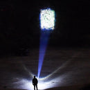 XANES T6 200W Flashlight 4 Modes USB Rechargeable Zoomable Life Waterproof COB Work Lamp Camping Hunting