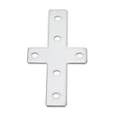 Machifit 2020/3030/4040 Industrial Aluminum Extrusions Cross Connector Carbon Steel Nickel Plating