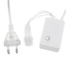 6Mx3M AC220V EU Plug LED Curtain String Light Organza Backdrop for Weddings Birthday Party Events Display