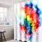 3D Digital Printing Various Pattern Bathroom Shower Curtain Waterproof & 12 Hook