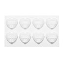 8 Grids Diamond Heart Dessert 3D Cake Mold Art Mousse Silicone Mould