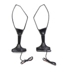 Motorcycle LED Turn Signal Rearview Mirrors For Honda/Kawasaki/SUZUKI/Yamaha