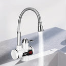 220V 3000W Tankless Instant Heating Sink Tap 360 Digital Display Electric Water Heater Faucet EU