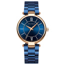 MINI FOCUS MF0189L Fashionable Women Wrist Watch Stainless Steel Waterproof Quartz Watch