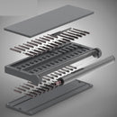 3.7V Portable Cordless Electric Screwdriver USB Lithium-ion LED Screw Driver Magnetic Mat Kit Rechargeable Repair Tool