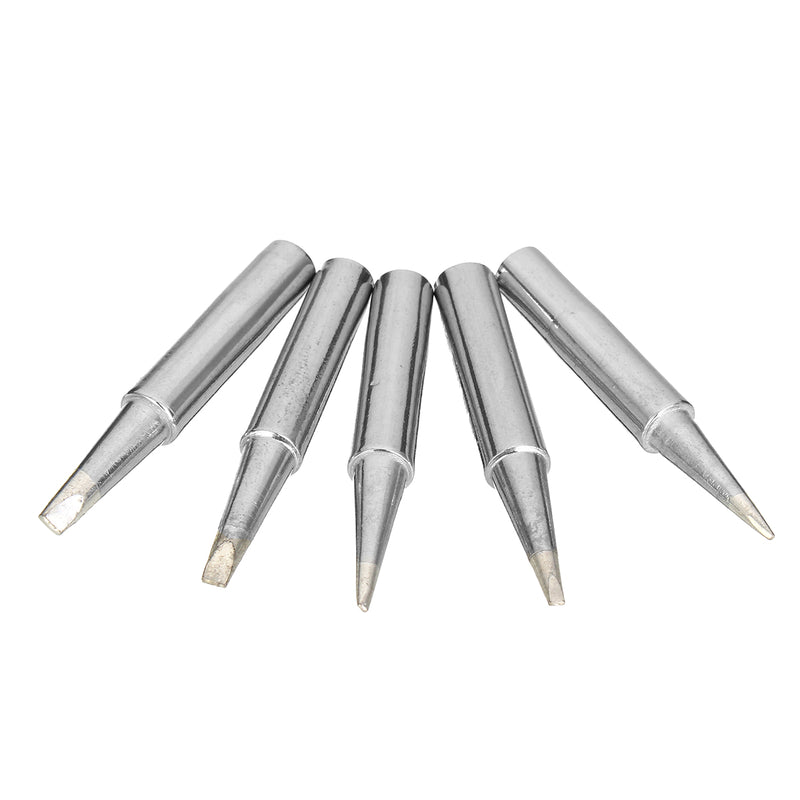 5Pcs 900M-T-0.8D/1.2D/1.6D/2.4D/3.2D Soldering Tips Iron Welding Station