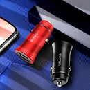 USAMS 3.1A Dual USB Ports Fast Car Charger With LED Light For Smart Phone Tablet Camera MP4