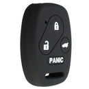 Car Key Case Cover Silicone Car Key Keyless Fob Cover Shell Case 4 Button For Honda Accord Civic
