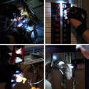Lighting Waterproof Work Gloves with LED Light for Repair Tool Kit Hand Tools