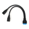 20 Pin to Double USB 3.0 Data Cable for PC