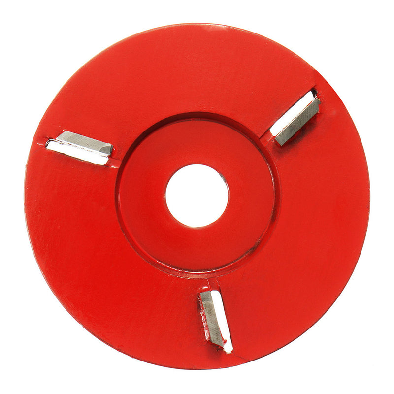 90mm Diameter 16mm Bore Red Power Wood Carving Disc Angle Grinder Attachment