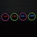 Geekcreit? Upgrade DIY EC1515B DS1302 Light Control Rotation LED Electronic Clock Kit Size 81x81x2mm
