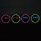 Geekcreit? Upgrade DIY EC1515B DS1302 Light Control Rotation LED Electronic Clock Kit Size 81x81x2mm