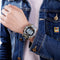 SKMEI 1471 Military Stopwatch Alarm Waterproof Sports Shockproof Digital Watch Men Watch