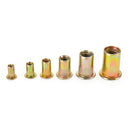 150pcs Mixed Rivet Nut Tool Kits Zinc Threaded Inserts M3 M4 M5 M6 M8 M10