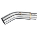 Exhaust Muffler Middle Mid Link Pipe Motorcycle Slip on For Suzuki GSR750 2011-2015