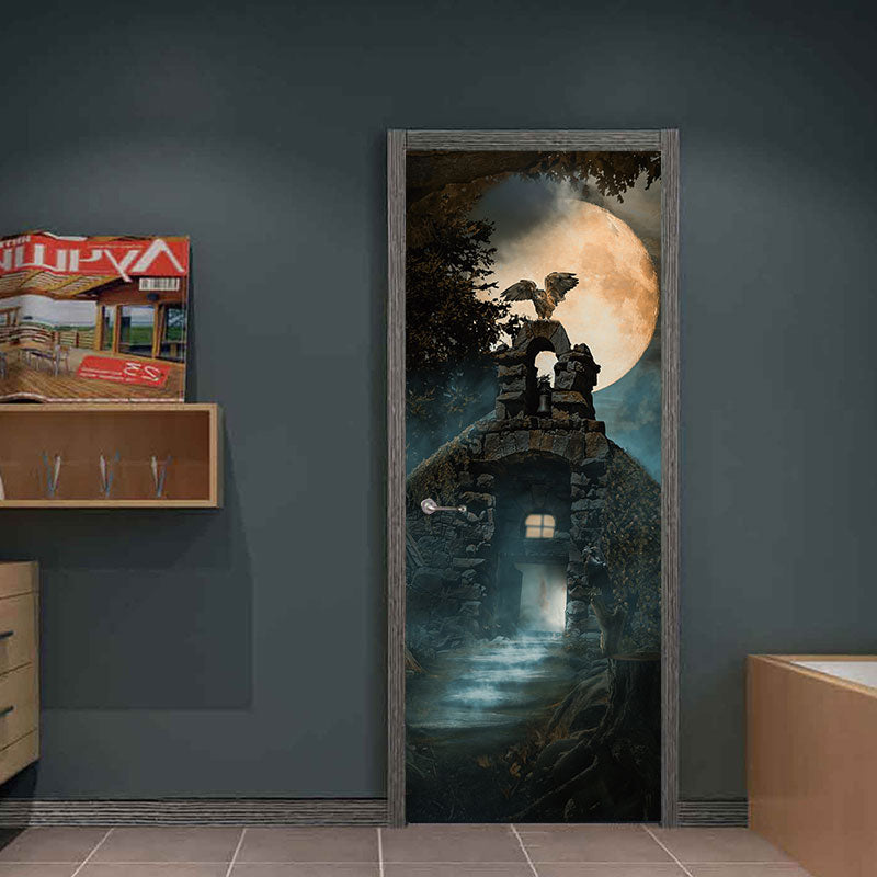 Miico MT004 Halloween Sticker Door Stcikers Removable Wall Sticker - Room Decoration
