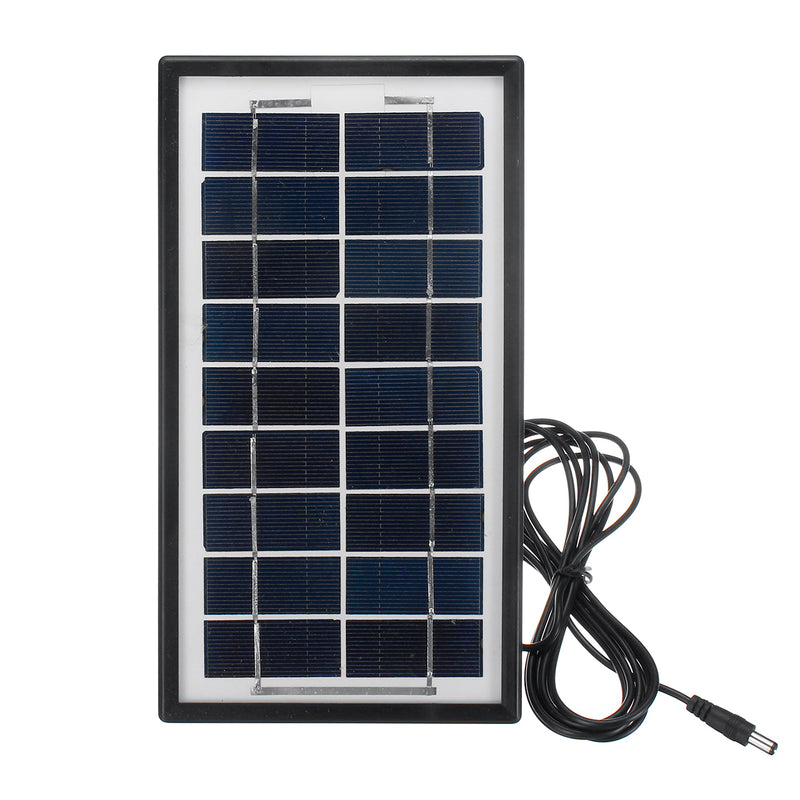 3.5W/9V Solar Panel USB Solar Panel System Lights Kit Portable Home Solar Powered System 2 LED Bulbs Emergency