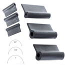 14Pcs Flexible Contour Polishing Pad Sanding Block Rubber Sandpaper Mat Convex Concave For Lathe Wood Carving Woodworking Tools