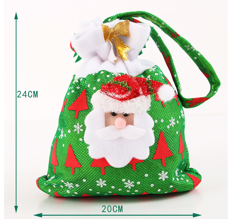 Christmas Gift Bag For Candy Christmas Gift Bags Christmas Ornament Decoration Santa Claus