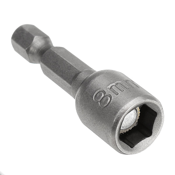 10pcs 8mm Socket Magnetic Nut Driver 1/4 Inch Hex Shank Power Drill Bits