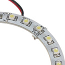 Pair 80mm 12V White Angel Eyes Lights Headlight for BMW 24SMD LED Ring Car Light
