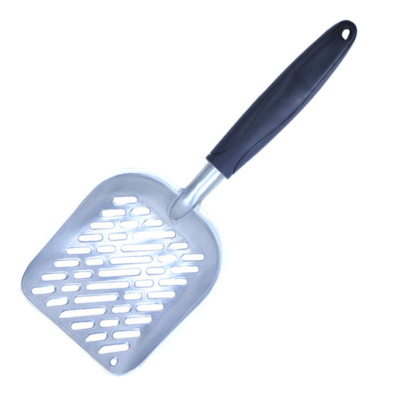 Metal Cat Litter Shovel Large Hollow Aluminum Shovel Artifact Cat Dog Pet Stool Shit Shovel Cleaning Brush