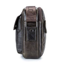 Men Leather Shoulder Bag Outdoor Travel Cross Body Messenger Handbag