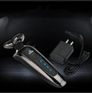 Genpai 8500 IPX7 Waterproof USB Electric Shaver Razor Men Washable Rechargeable 4D Three-Head Foating Electric Shaver
