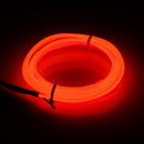 1M Led Flexible EL Wire Neon Glow Light Rope Strip 12V For Christmas Holiday Party