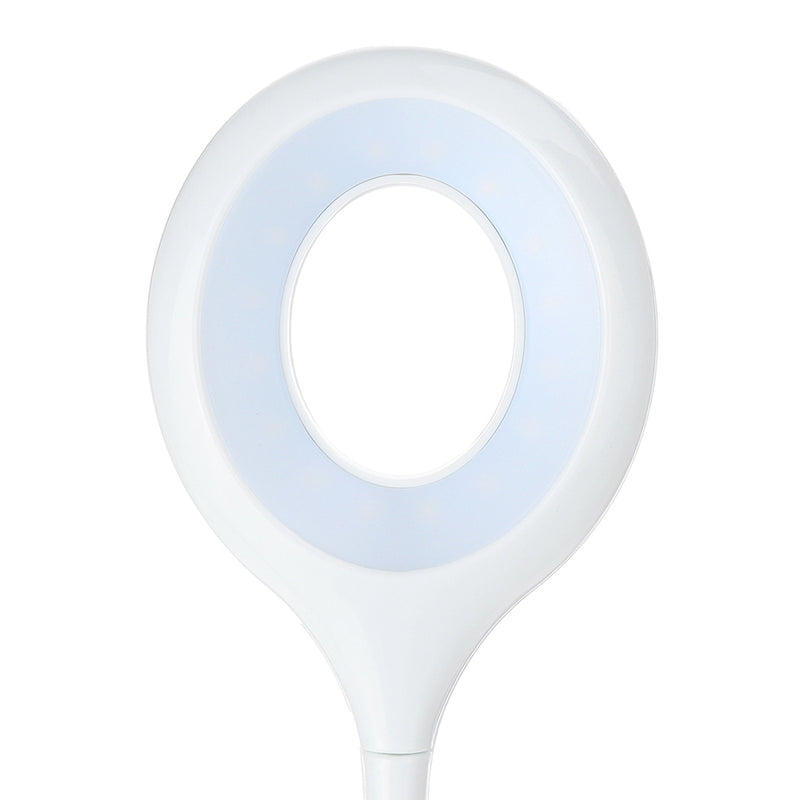 USB LED Reading Light Clip-on Clamp Bed Table Desk Lamp Night Light