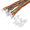 Excellway 10Pcs Mini Micro JST 2.0 PH 6Pin Connector Plug With 30cm Wires Cables