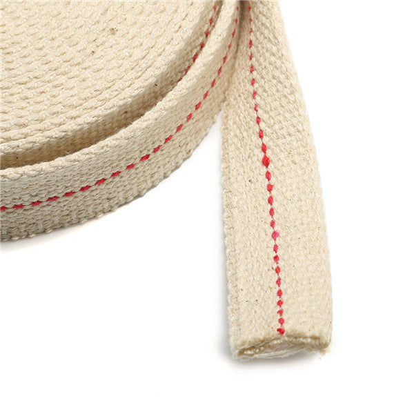 7/8 Inch Flat Cotton Wick 15 Foot Length Wick For Oil Lamps and Lanterns 4.5M