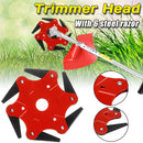 6 Teeth Grass Trimmer Head Steel Blades Razors Brush Cutter Tool