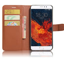 Litchi Flip Wallet Card Slots Bracket PU Leather Phone Case For Meizu Pro 6 Plus Global Version