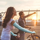 Naturehike NH19X004-T Men And Women Cool Feeling UV Protection Arm Sleeves Outdoor Cycling Driving Riding Sun Protection Arm Support