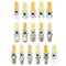 Dimmable E11 E12 E14 E17 G4 G8 G9 BA15D 2.5W LED COB Silicone Pure White Warm White Light Bulb 110V