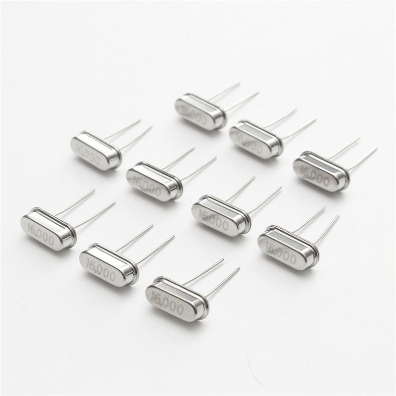 50Pcs HC-49S 16MHz 16 MHz 16M Hz 16.000M Mini Passive Resonator Quartz Crystal Oscillator