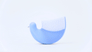 YIYOHOME Portable Bird-shaped Comb Anti-static Wide Teeth Swinging Comb