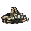 XANES 2501-A 7LED 2200 Lumens Bicycling Headlamp 6 Switch Modes With SOS Help Whistle Bike Light