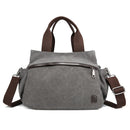 Canvas Shoulder Bag Waterproof Travel Storage Bag Outdoor Camping Handbags Crossbody Bag