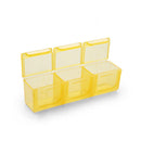 IPRee 7 Days Weekly Pill Case 21 Squares Travel Portable Medicine Storage Box Pill Container