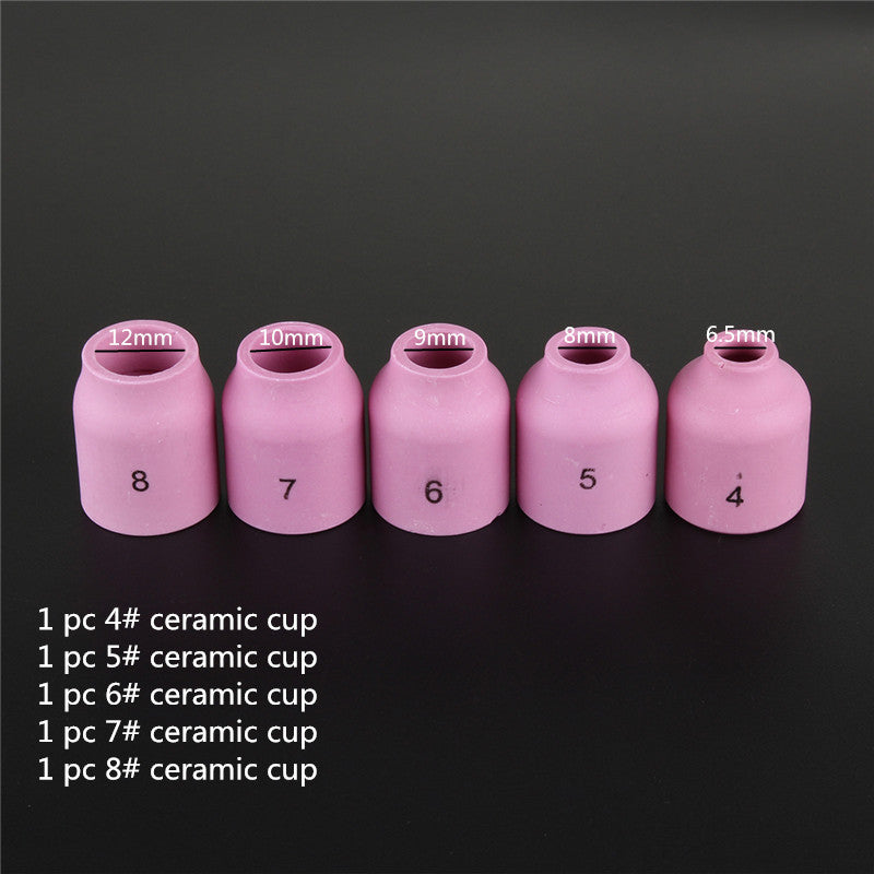 36Pcs TIG Welding Accessories Torch Stubby Gas Slot Glass Cup for WP-17/18/26