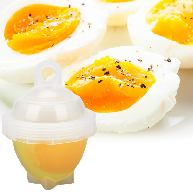 7Pcs / Set Hard Boil Egg Cooker 6 Boilor Without Shells With Bonus Egg White Separator Eggs Boiler