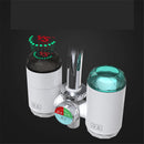 3000W 220V Three Water Outlets Temperature Display Electric Instant Heating Faucets Kitchen Hot&Cold Water Heater Water Purifier EU Plug