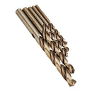 Drillpro 5pcs 4-10mm HSS M35 Cobalt Twist Drill Bit 4/5/6/8/10mm for Metal Stainless Steel Aluminium Copper