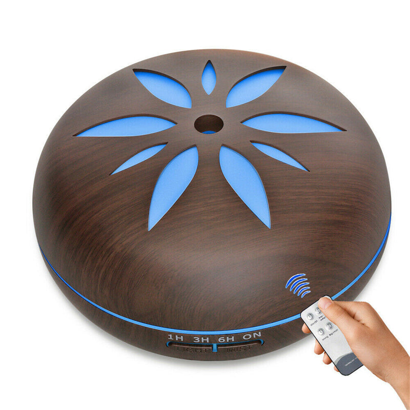 550ML LED Oil Ultrasonic Aroma Aromatherapy Diffuser Air Humidifier Purifier