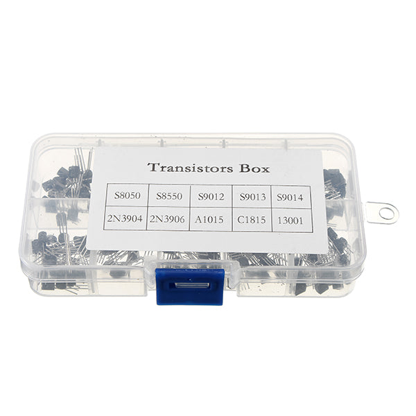 600pcs 10 Values Transistor Assortment Kit Box Pack 60pcs Each Value